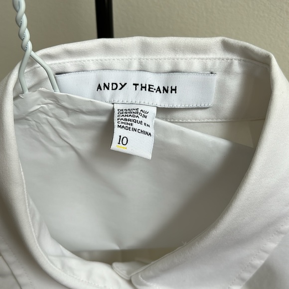 Andy the-Anh White ruffles and waves blouse - Picture 5 of 5